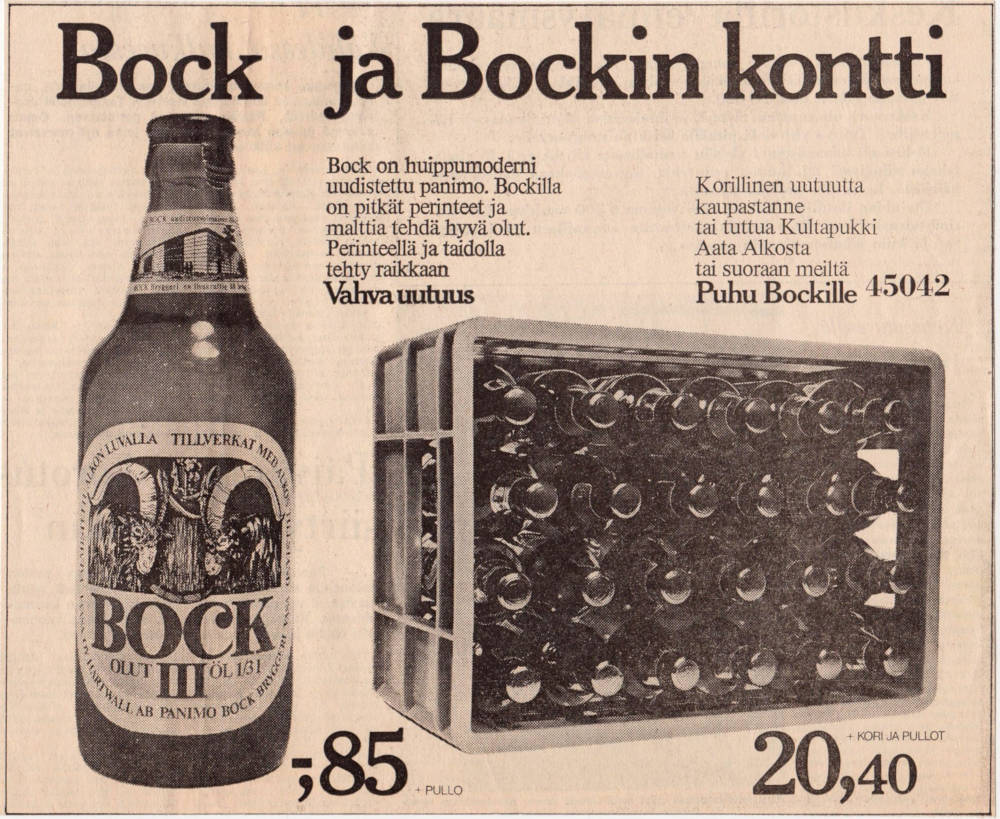 hartwall bock mainos