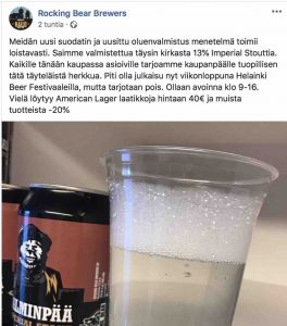 Kuvassa olutta ja lasi vettä