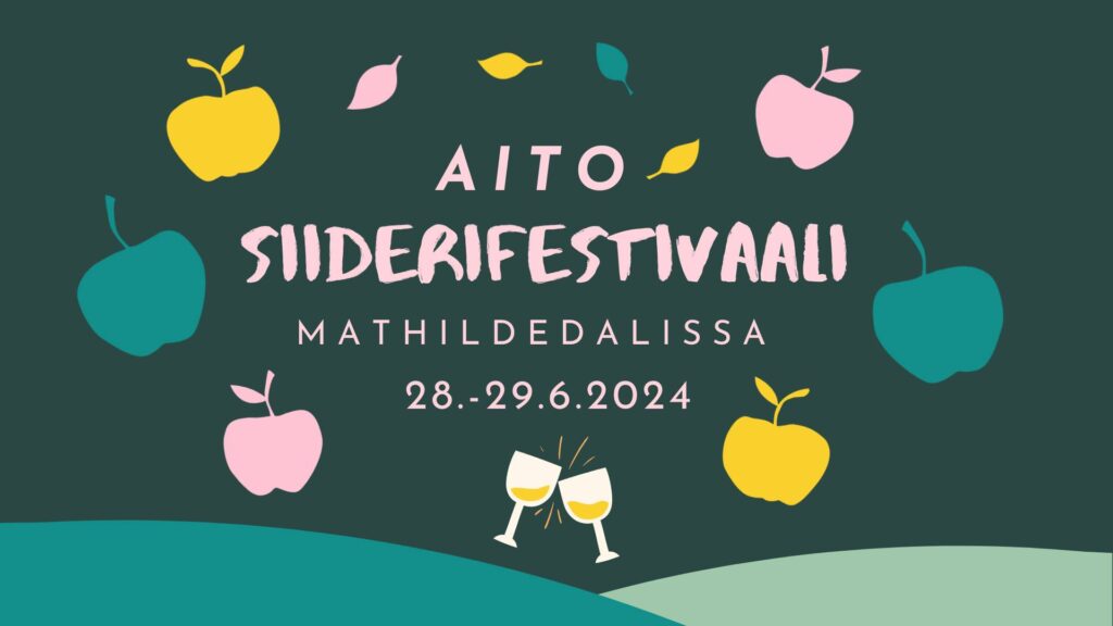 Aito Siiderifestivaalin grafiikkakuva