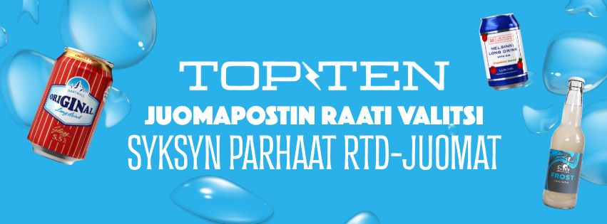 Juomaposti RTD-juomat Top Ten